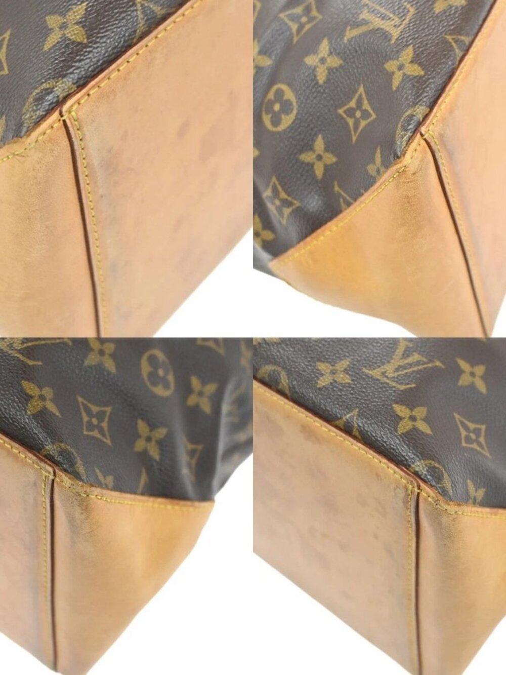 LOUIS VUITTON Cabas Mezzo Shoulder Bag Monogram Leather Brown M51151 77YH924 - Picture 16 of 16
